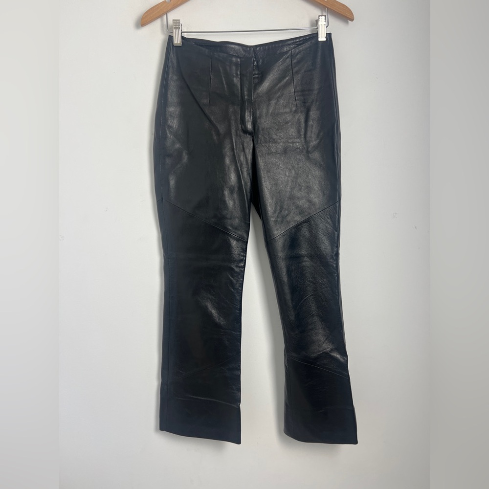 Vintage Wilson Leather Pelle Studio Women's Size 2 Chocolate Brown Leather Pants